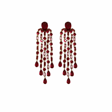 Cargar imagen en el visor de la galería, Water Drop Statement Earrings
