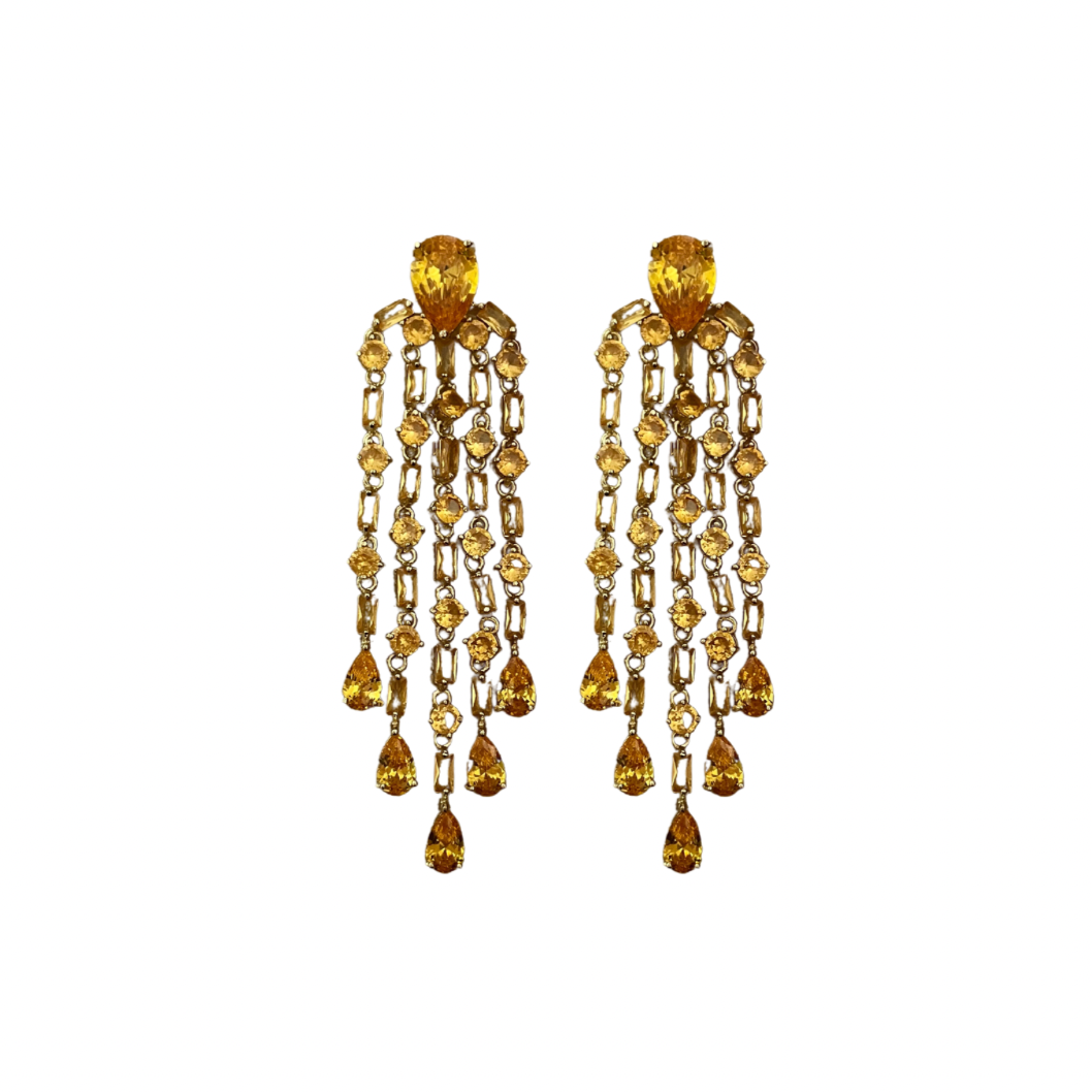 Water Drop Statement Earrings