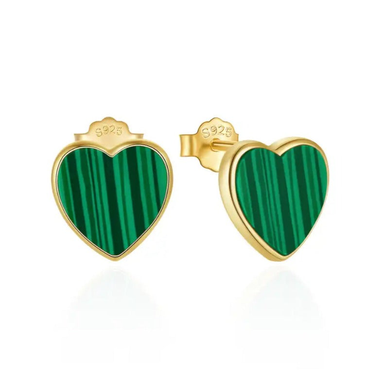 Malachite Earrings