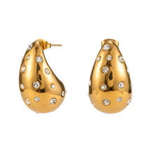 Cargar imagen en el visor de la galería, Drop With Zircon Earrings
