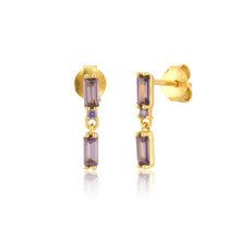 Cargar imagen en el visor de la galería, Rectangular Stud Earrings
