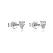 Cargar imagen en el visor de la galería, Heart Mini Earrings
