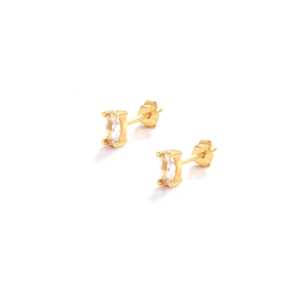 Oval Mini Earrings (Unidad)